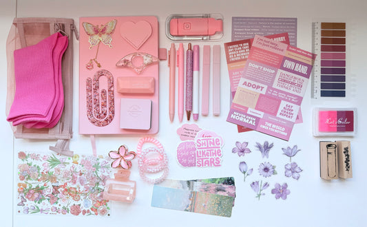 Most popular ✨ Pink Aesthetic Stationery Box 💖