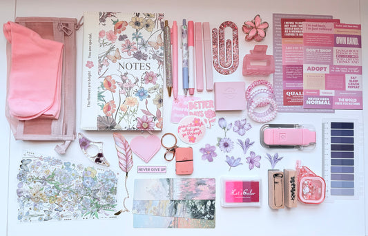 Flora Aesthetic Stationery Box 💖
