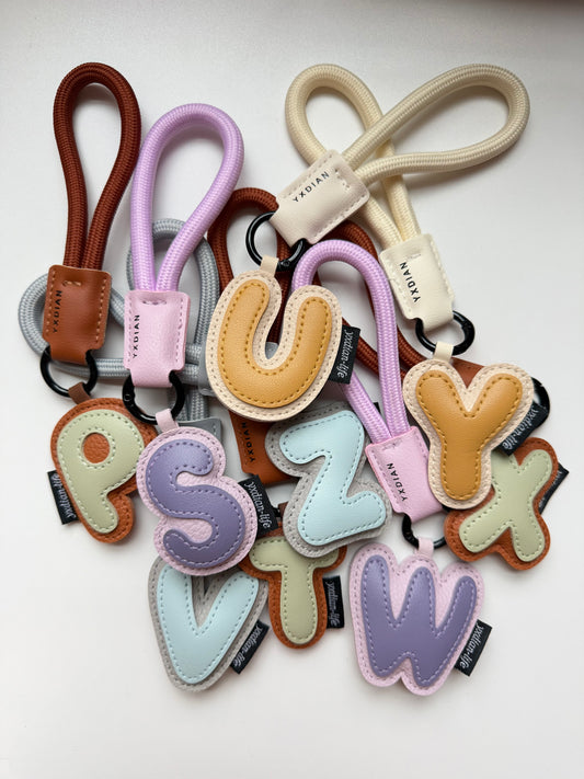 Personalized Letter Keychain | Custom Initial Charm | Cute Name Keychain Gift for Her ✨