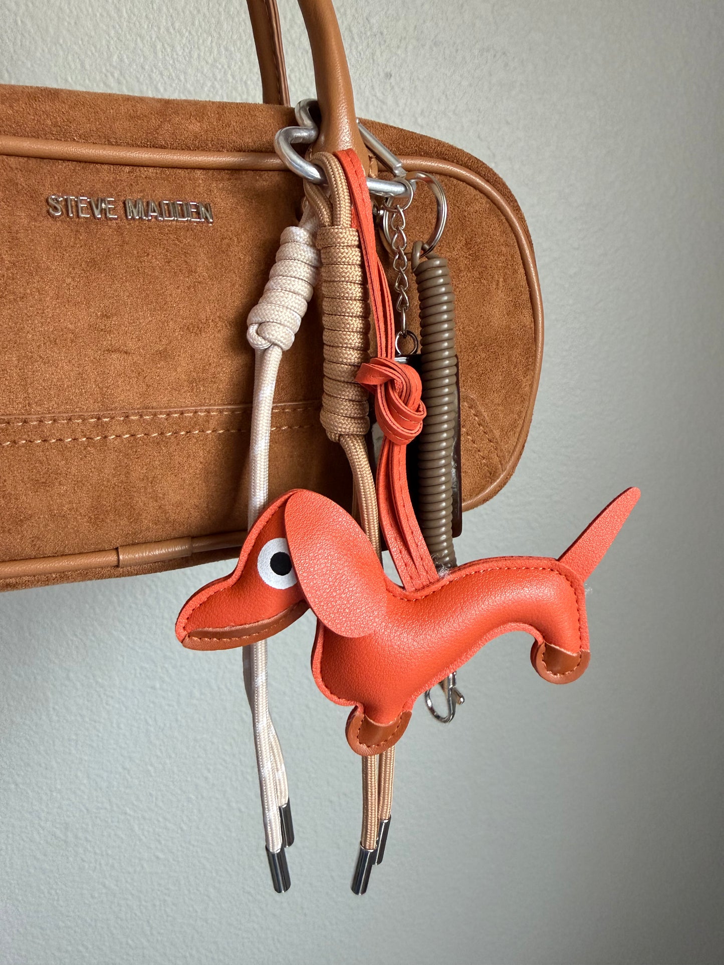 Dachshund Charm Keychain Set 🐶✨