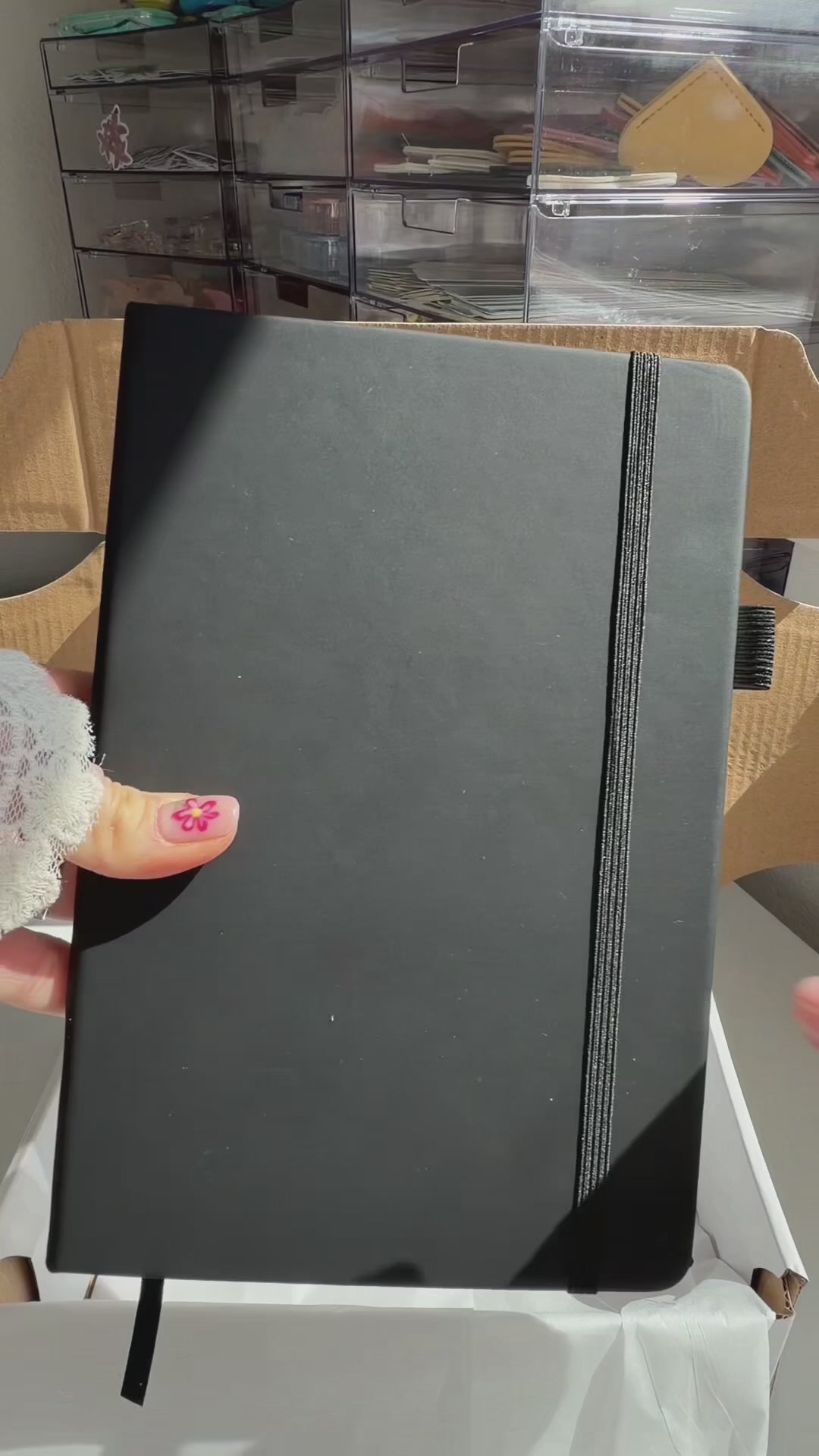Load video: Unboxing cozy stationery box with aesthetic items